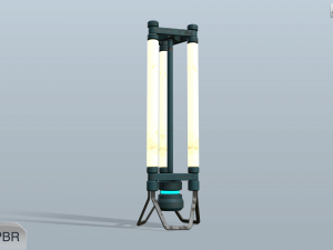sci-fi lamps Modello 3D
