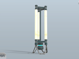sci-fi lamps Modello 3D