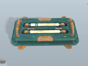 sci-fi wall lamp Modelo 3D
