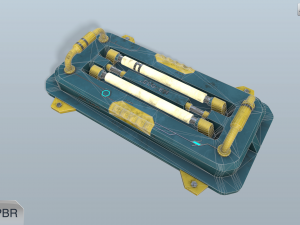 sci-fi wall lamp Modèle 3D