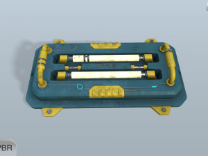 sci-fi lamps 3D 模型