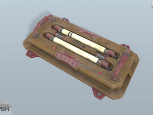 sci-fi lamps 3D 模型