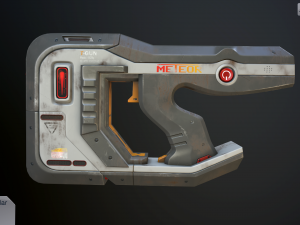 sci-fi pistol vol 1 Modelo 3D