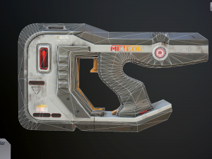 sci-fi pistol vol 1 Modelo 3D