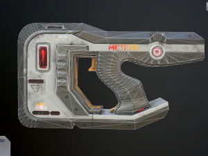 sci-fi pistol vol 1 3D Model