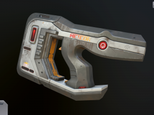 sci-fi pistol vol 1 Modelo 3D