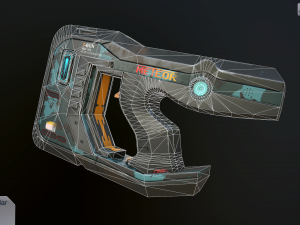 sci-fi pistol vol 2 Modelo 3D