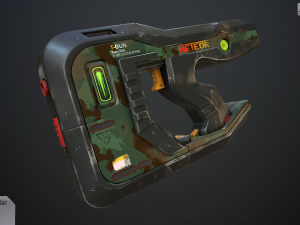 sci-fi pistol vol 3 Modelo 3D