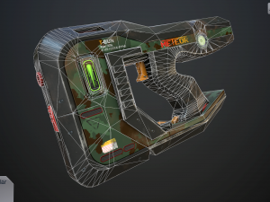 sci-fi pistol vol 3 3D 模型
