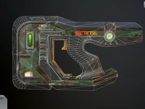 sci-fi pistol vol 3 3D Model