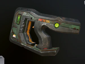 sci-fi pistol vol 3 3D Model