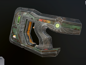 sci-fi pistol vol 3 3D 模型