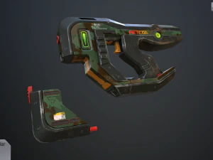sci-fi pistol vol 3 3D Model