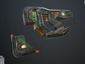 sci-fi pistol vol 3 3D Model