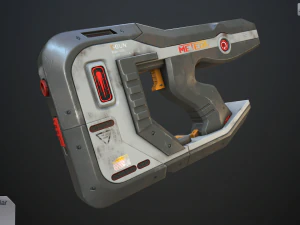 sci-fi pistols vol pack 3D Model