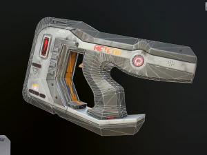 sci-fi pistols vol pack 3D Model