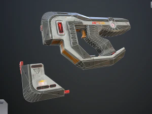 sci-fi pistols vol pack 3D Model