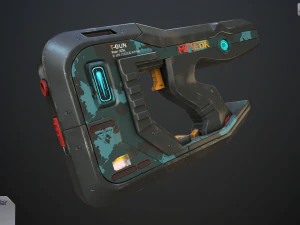sci-fi pistols vol pack 3D Model