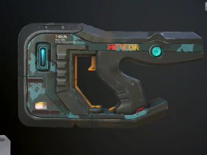 sci-fi pistols vol pack 3D Model