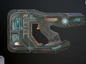 sci-fi pistols vol pack 3D Model
