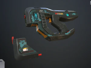 sci-fi pistols vol pack 3D Model