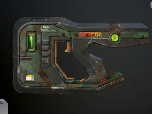 sci-fi pistols vol pack 3D Model