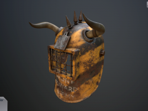 helmet with horns Modelo 3D