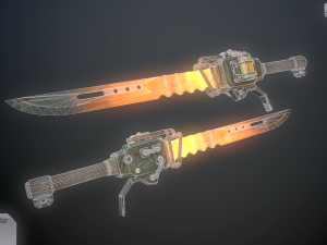 heater sword Modello 3D
