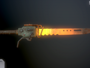 heater sword Modello 3D