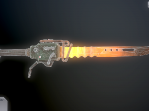 heater sword Modello 3D