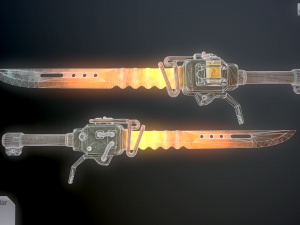 heater sword Modello 3D