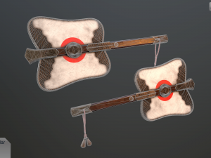 gumbai fighting fan vol 2 Modèle 3D