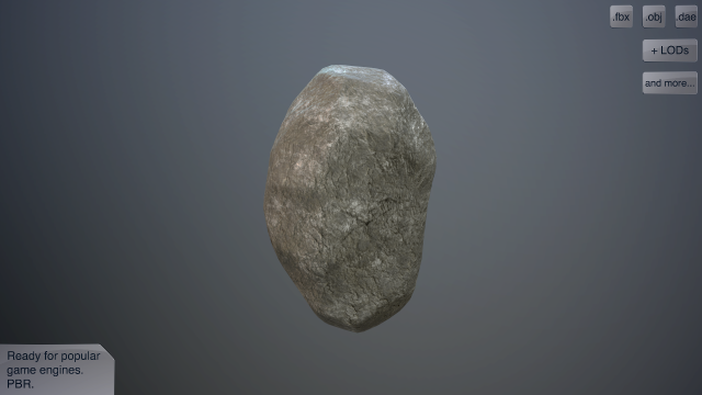 stone vol 4 3D 模型 .c4d .max .obj .3ds .fbx .stl .blend