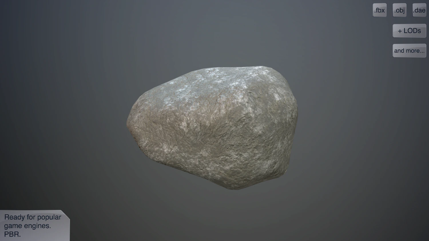 kamień tom 5 Model 3D .c4d .max .obj .3ds .fbx .stl .blend 