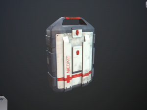 sci-fi medkit 3D 模型