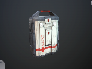 sci-fi medkit 3D 模型