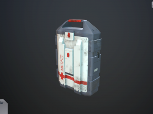 sci-fi medkit 3D 模型