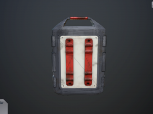 sci-fi medkit 3D 模型