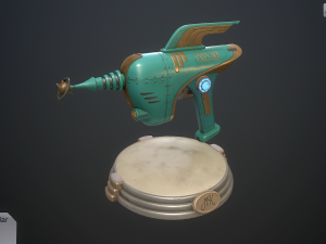retro pistol 3D Model