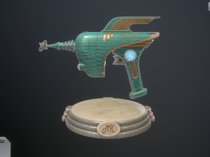 retro pistol Modèle 3D