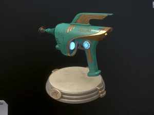 retro pistol 3D Model
