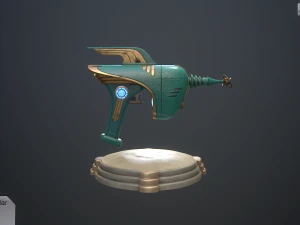 retro pistol 3D Model
