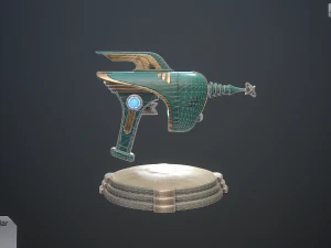retro pistol 3D Model
