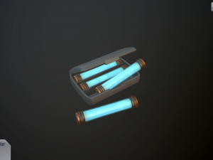 retro laser pistol Modelo 3D
