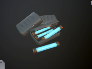 retro laser pistol Modelo 3D