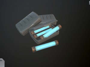 retro laser pistol Modelo 3D