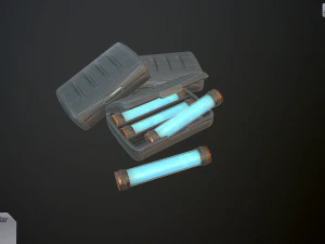 retro laser pistol 3D Model