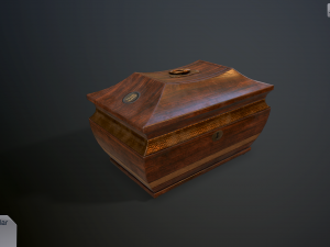 antique casket Modèle 3D