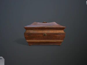antique casket 3D Model