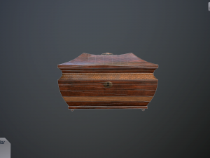 antique casket Model 3D